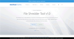 Desktop Screenshot of novirusthanks.org